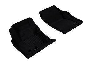 Lincoln MKZ Floor Mats - Front - 3D MAXpider - KAGU - Black - `13-`16